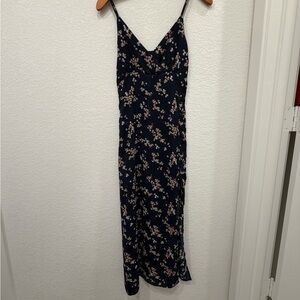Abercrombie & Fitch Navy Floral Midi Dress